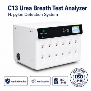 High-Precision C13 Isotope Analyzer for Helicobacter pylori Testing