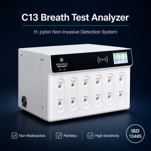 High-Precision C13 Isotope Analyzer for Helicobacter pylori Testing
