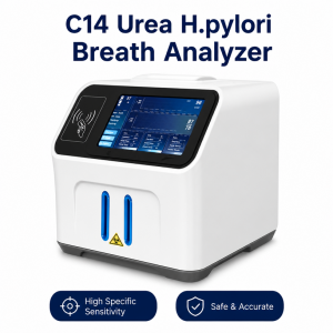 C14 Urea Breath Helicobacter Pylori Analyzer With double channels