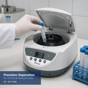 High Speed LC-6S Centrifuge Adjustable 500-5000rpm Timer 10s-99min 6x15ml for Blood Serum Research