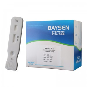 Urine  tetrahydrocannabinol one step test kit