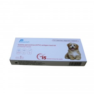 Canine Parvovirus antigen rapid test Colloidal Gold
